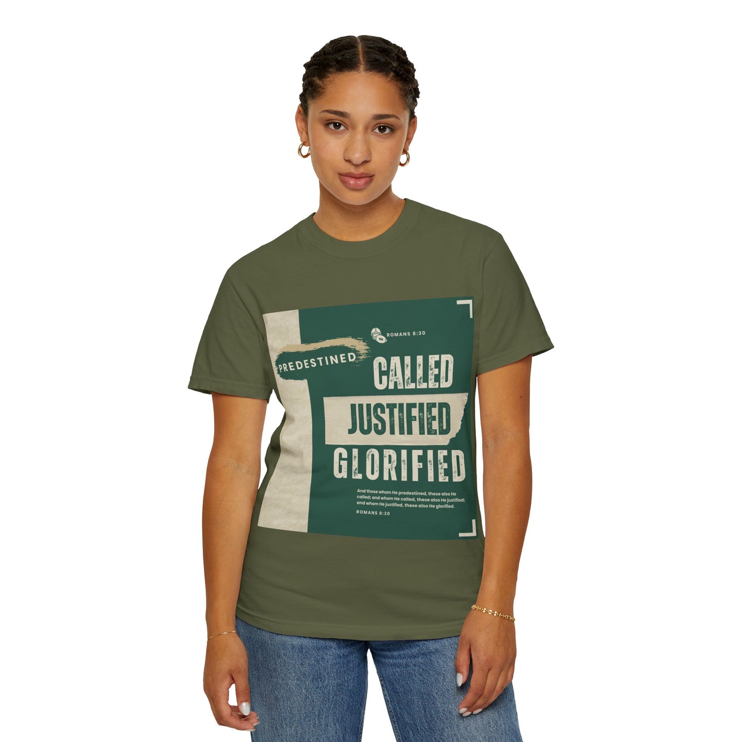 Called, Justified & Glorified Christian Faith T-shirt, Unisex Top, Religious Tee