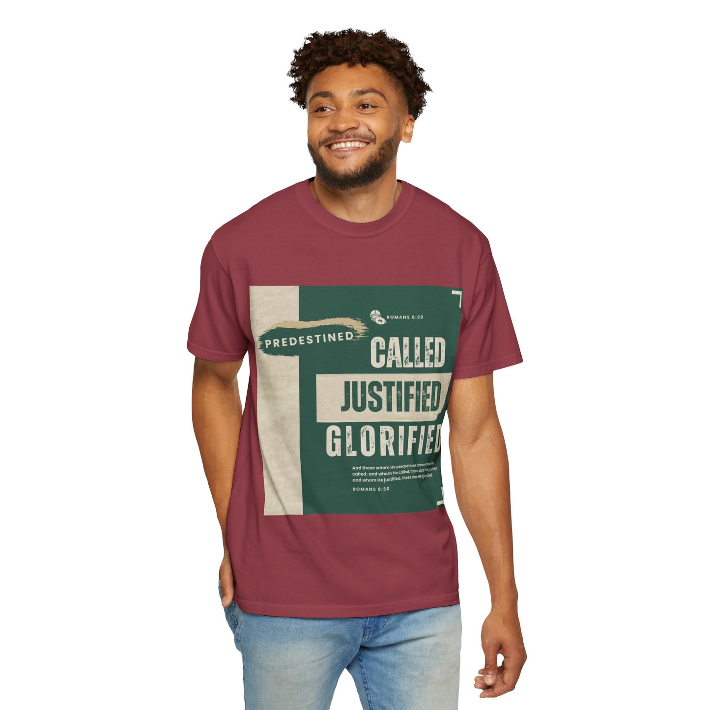 Called, Justified & Glorified Christian Faith T-shirt, Unisex Top, Religious Tee