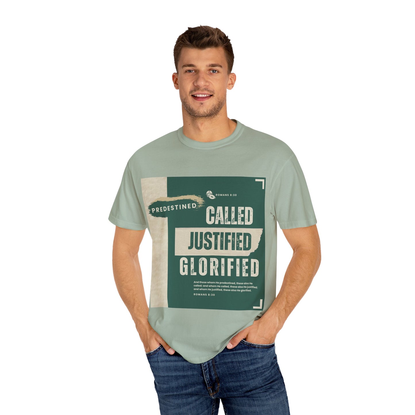 Called, Justified & Glorified Christian Faith T-shirt, Unisex Top, Religious Tee