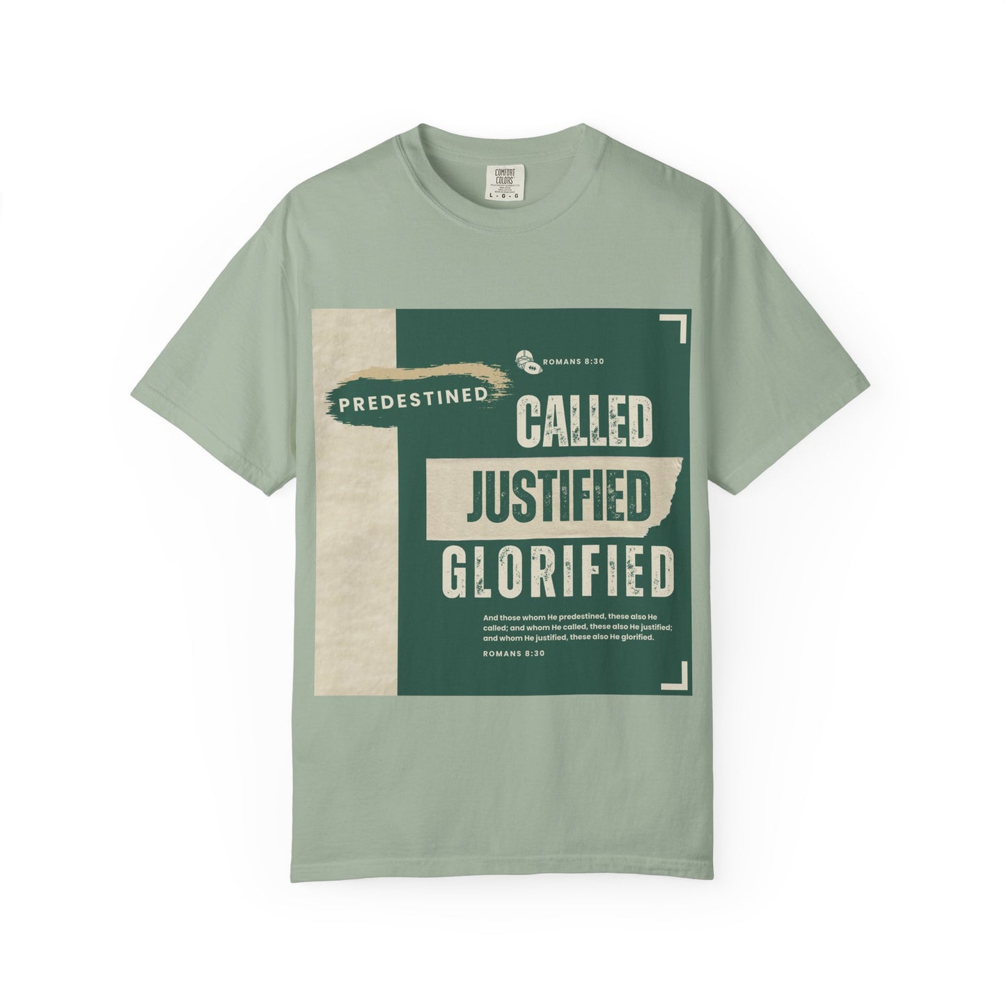 Called, Justified & Glorified Christian Faith T-shirt, Unisex Top, Religious Tee