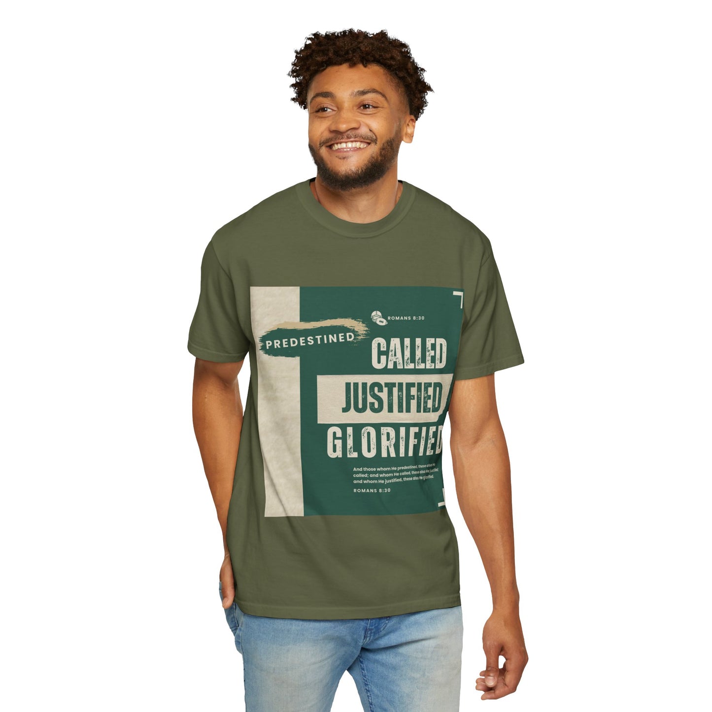 Called, Justified & Glorified Christian Faith T-shirt, Unisex Top, Religious Tee