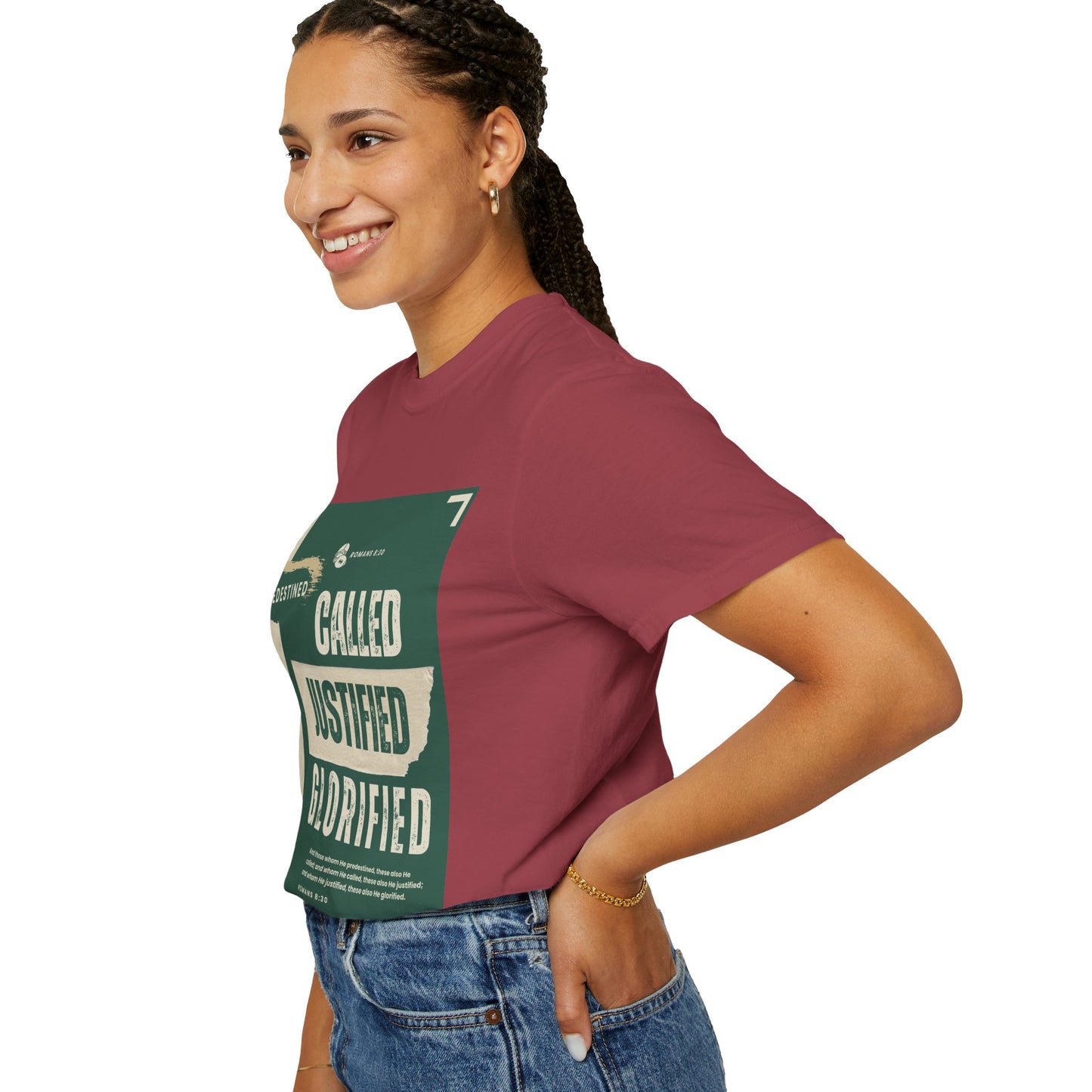 Called, Justified & Glorified Christian Faith T-shirt, Unisex Top, Religious Tee