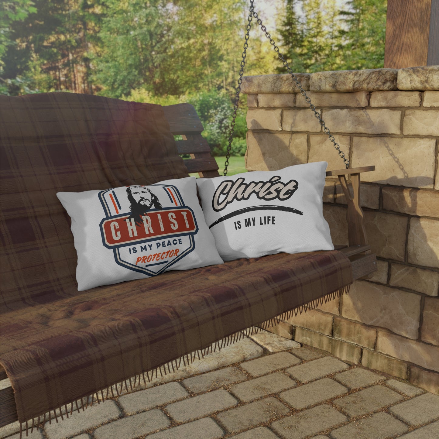 Christ is my Peace - Christ is my Life Pillows