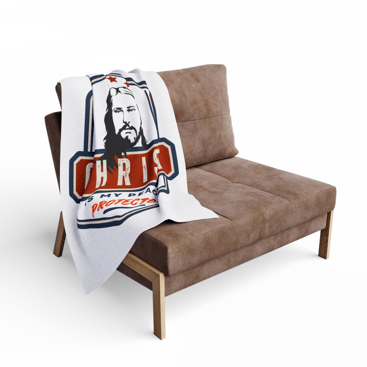 Christ is My Peace Fleece Blanket