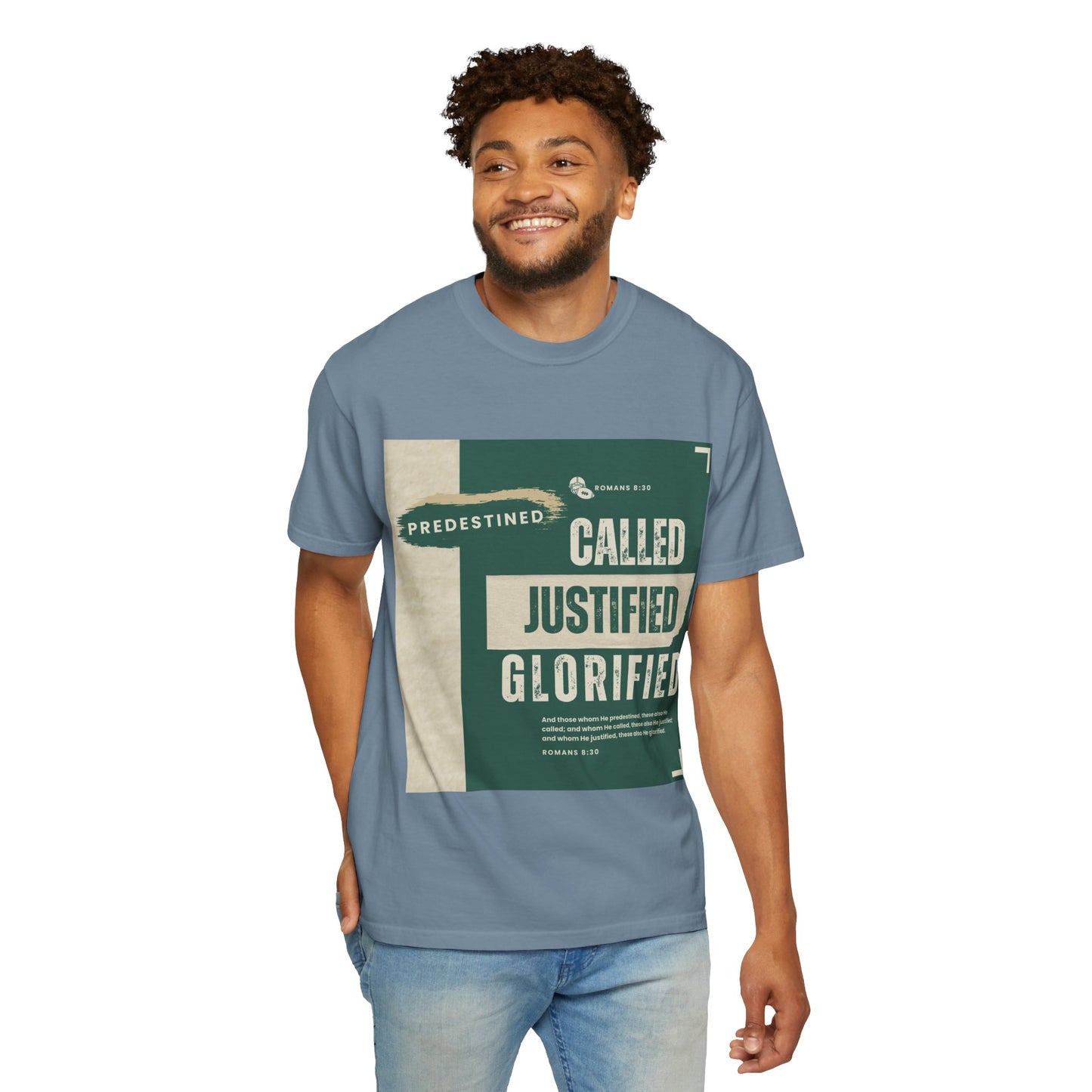 Called, Justified & Glorified Christian Faith T-shirt, Unisex Top, Religious Tee