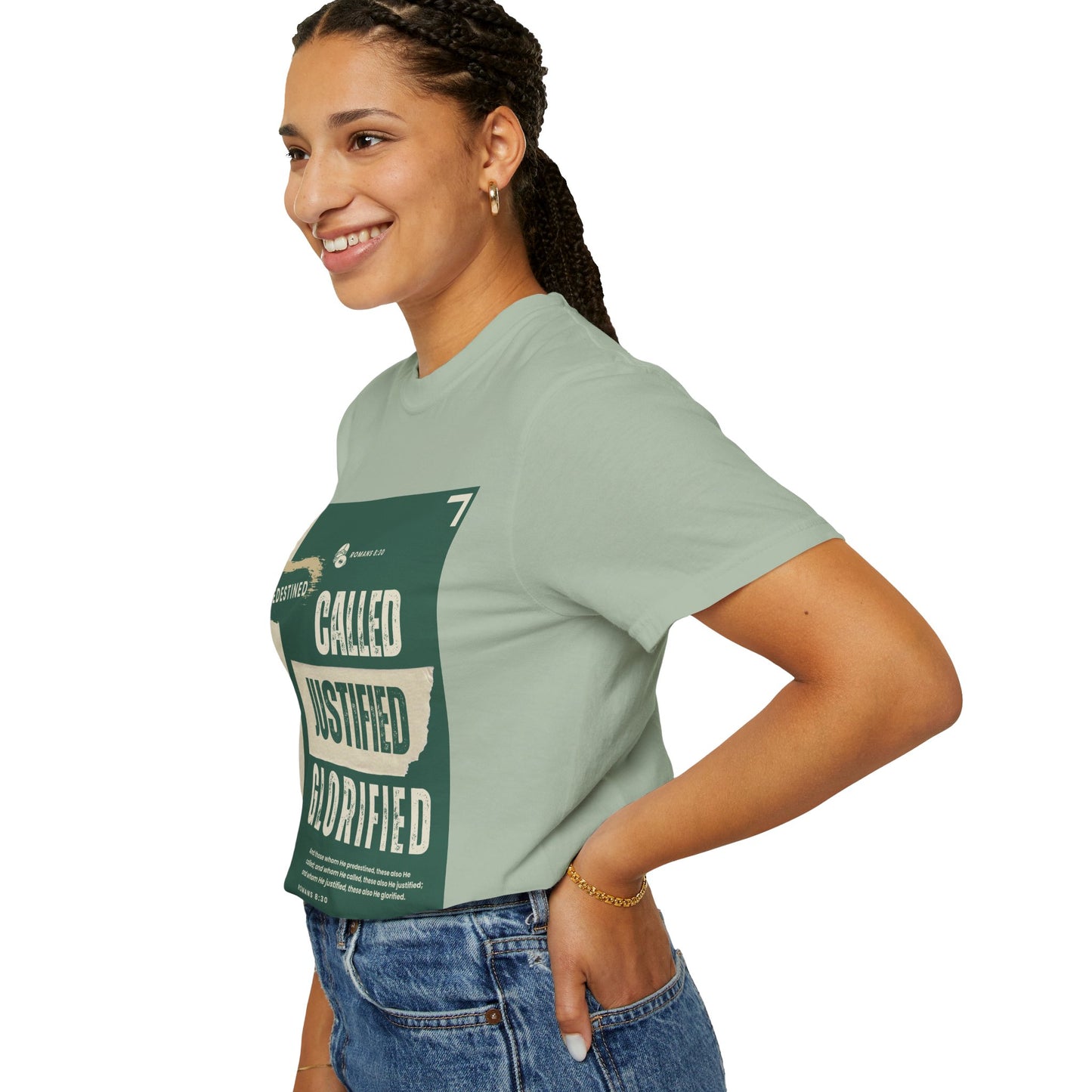 Called, Justified & Glorified Christian Faith T-shirt, Unisex Top, Religious Tee