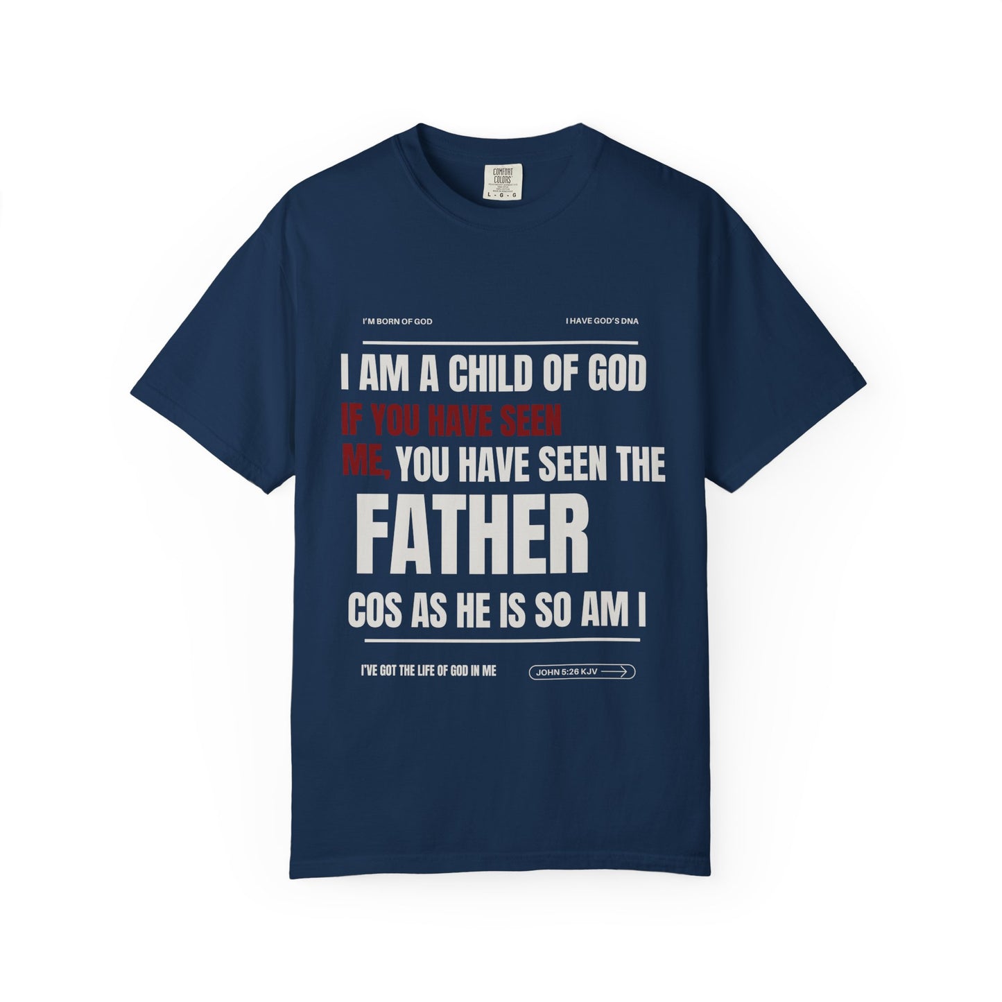 I'm a Child of God Christian Shirt, Religious Christian Tee, Faith Apparel