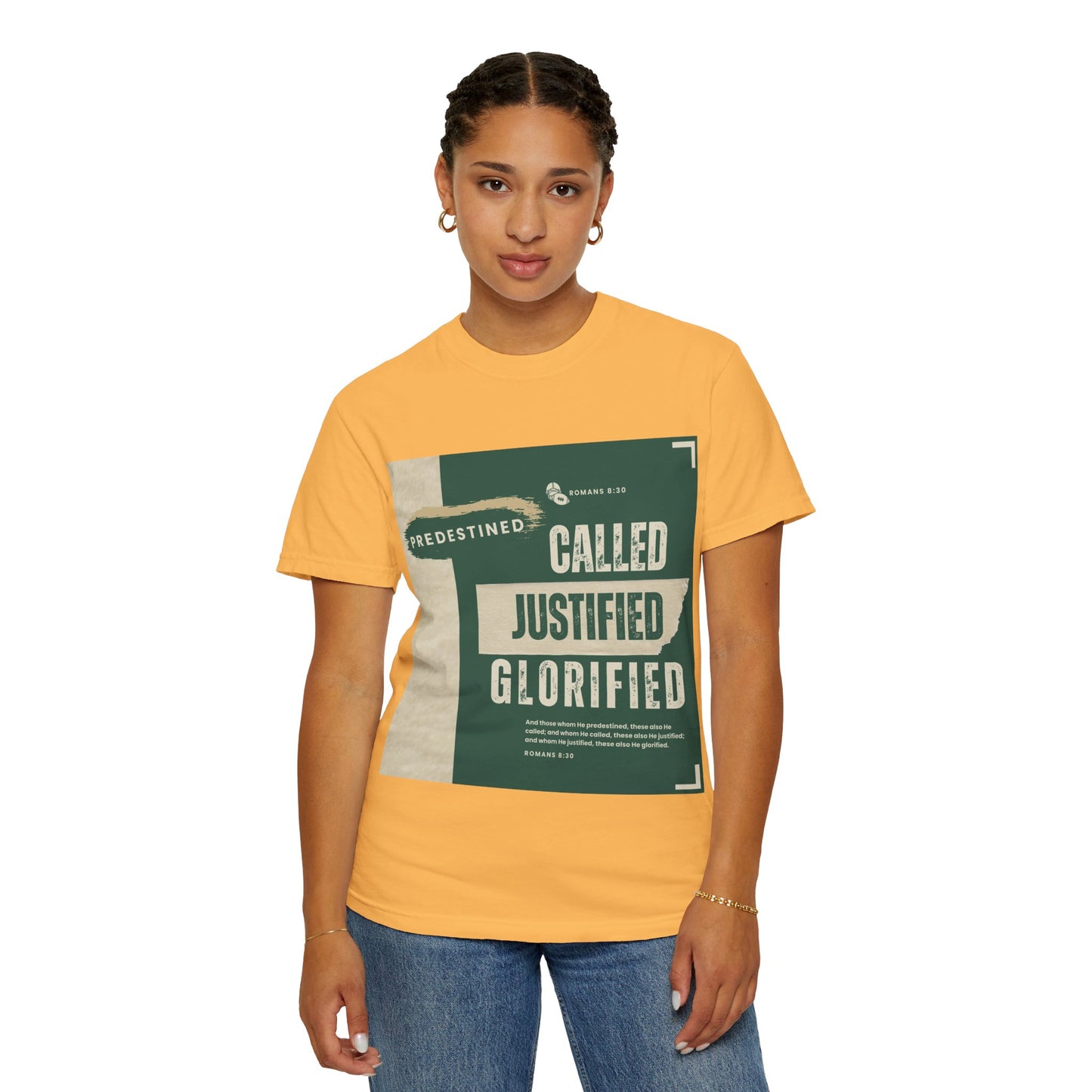 Called, Justified & Glorified Christian Faith T-shirt, Unisex Top, Religious Tee
