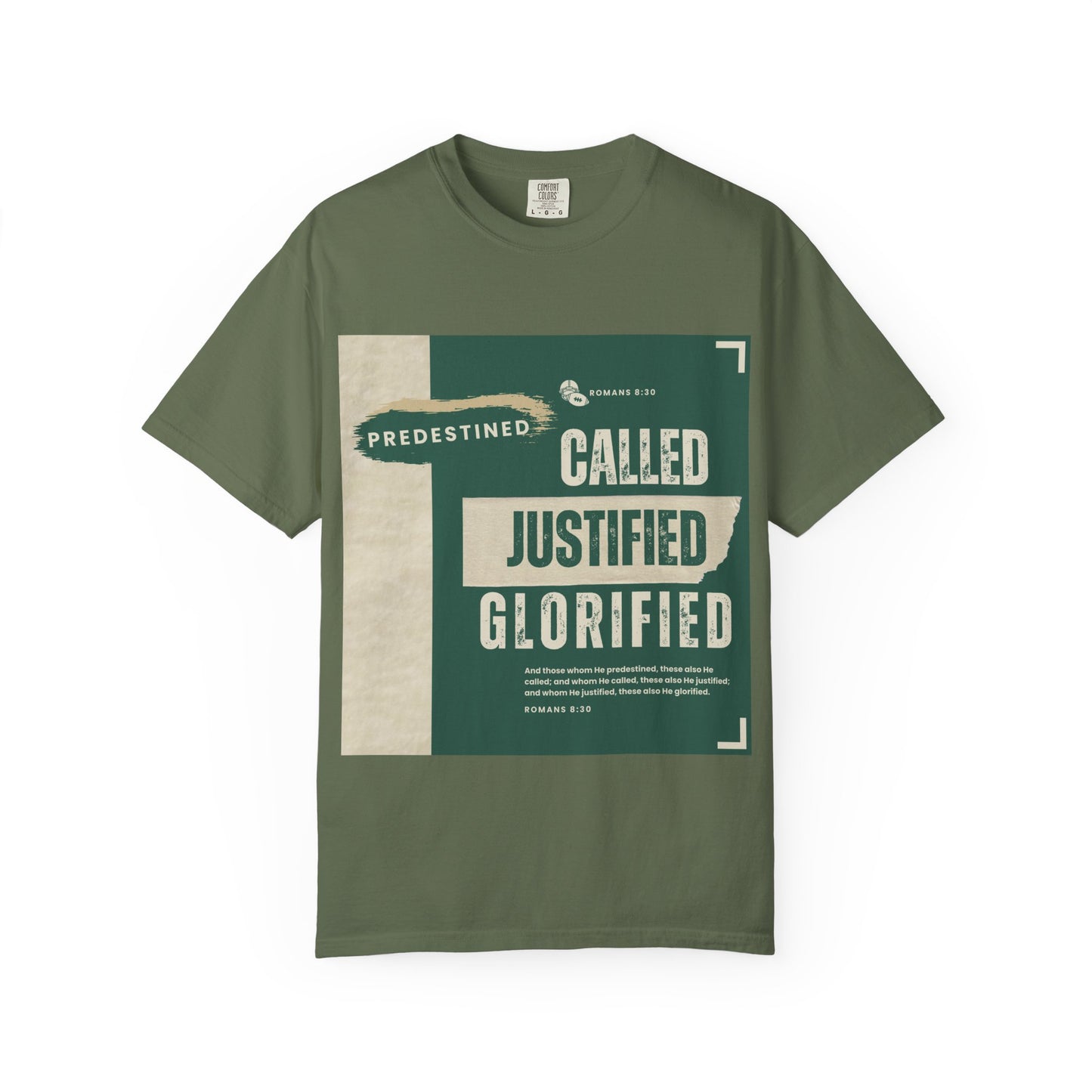 Called, Justified & Glorified Christian Faith T-shirt, Unisex Top, Religious Tee