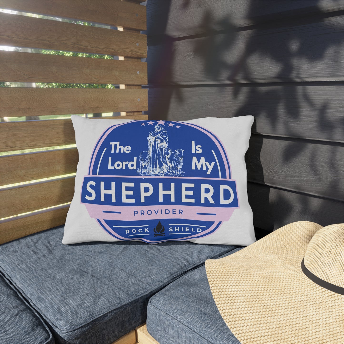 The Lord Is My Shepherd Faith-Inspired Outdoor Pillows - Home Decor