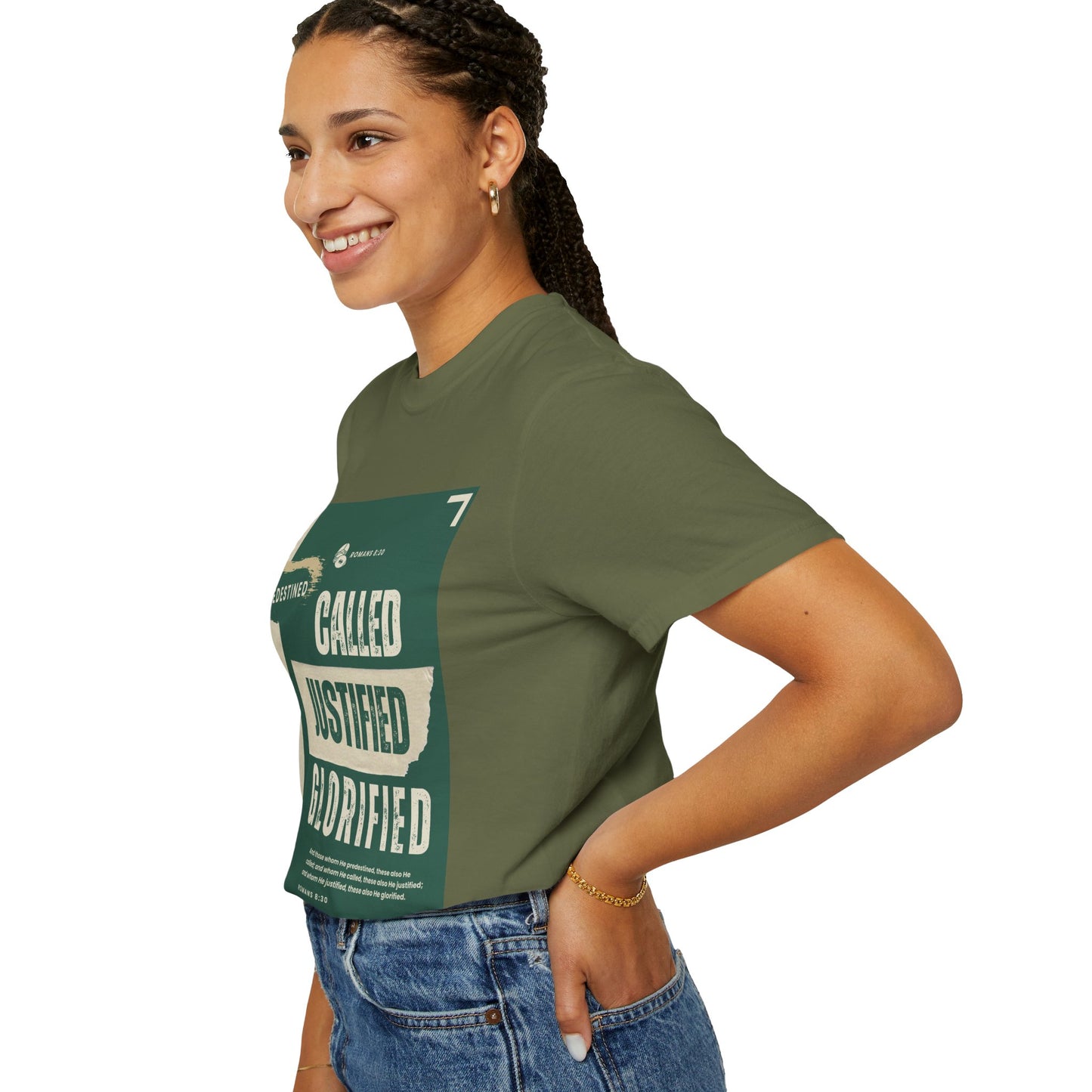 Called, Justified & Glorified Christian Faith T-shirt, Unisex Top, Religious Tee