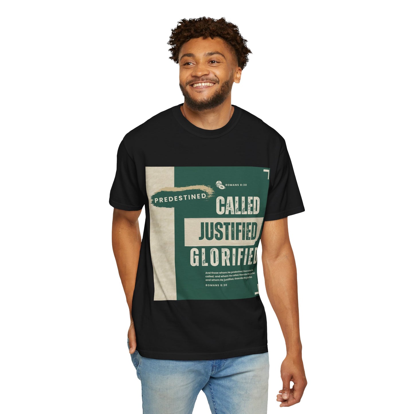 Called, Justified & Glorified Christian Faith T-shirt, Unisex Top, Religious Tee