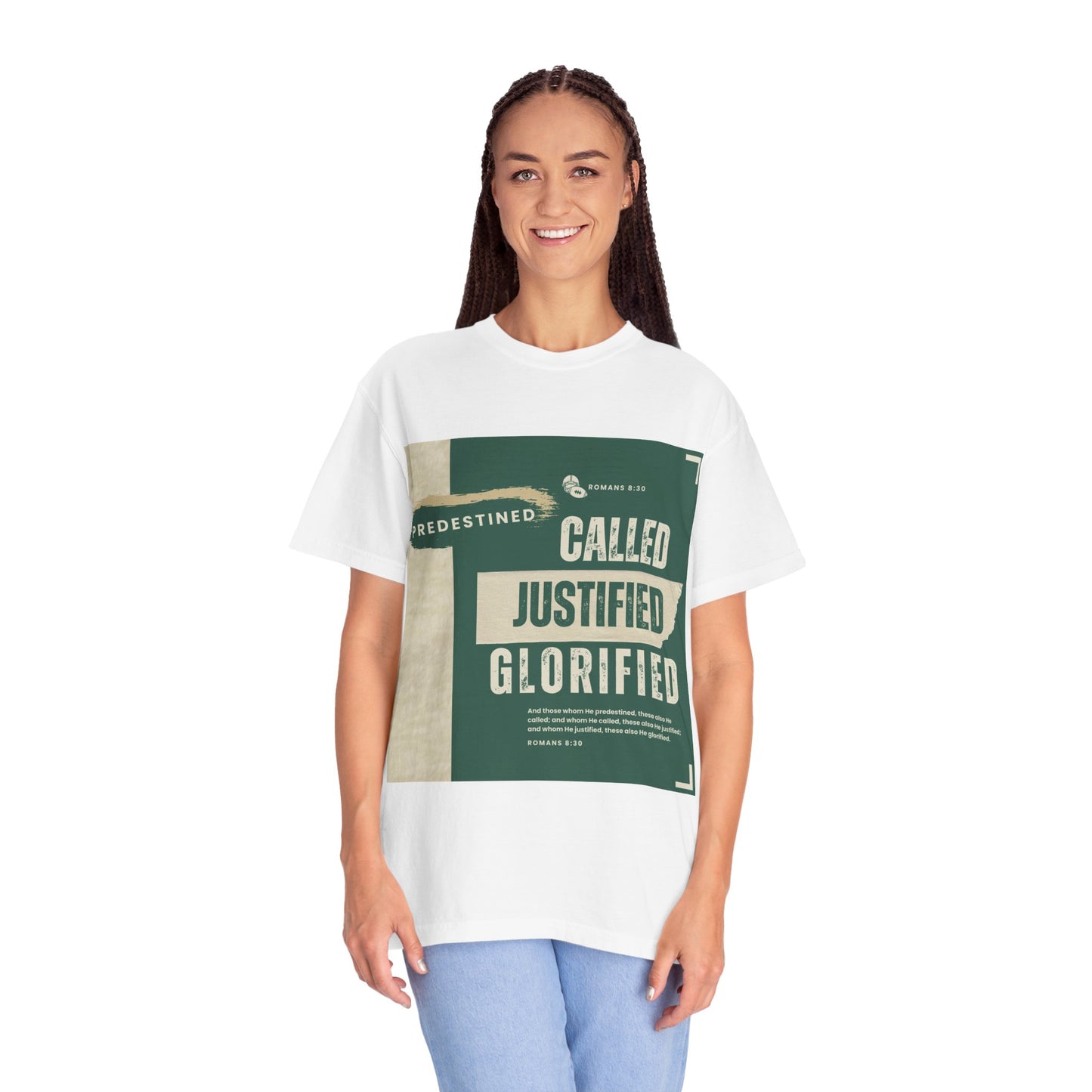 Called, Justified & Glorified Christian Faith T-shirt, Unisex Top, Religious Tee