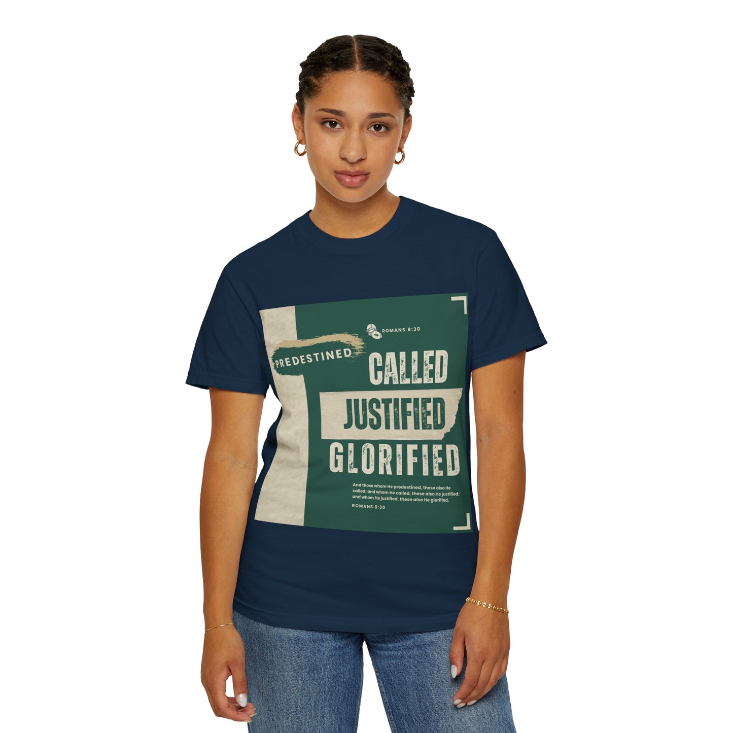 Called, Justified & Glorified Christian Faith T-shirt, Unisex Top, Religious Tee