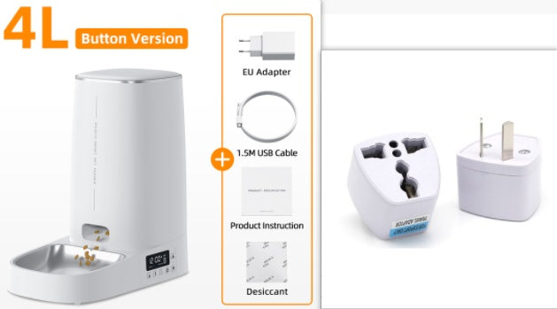 4L Automatic Pet Feeder Cat & Dog Food Dispenser Accessorie