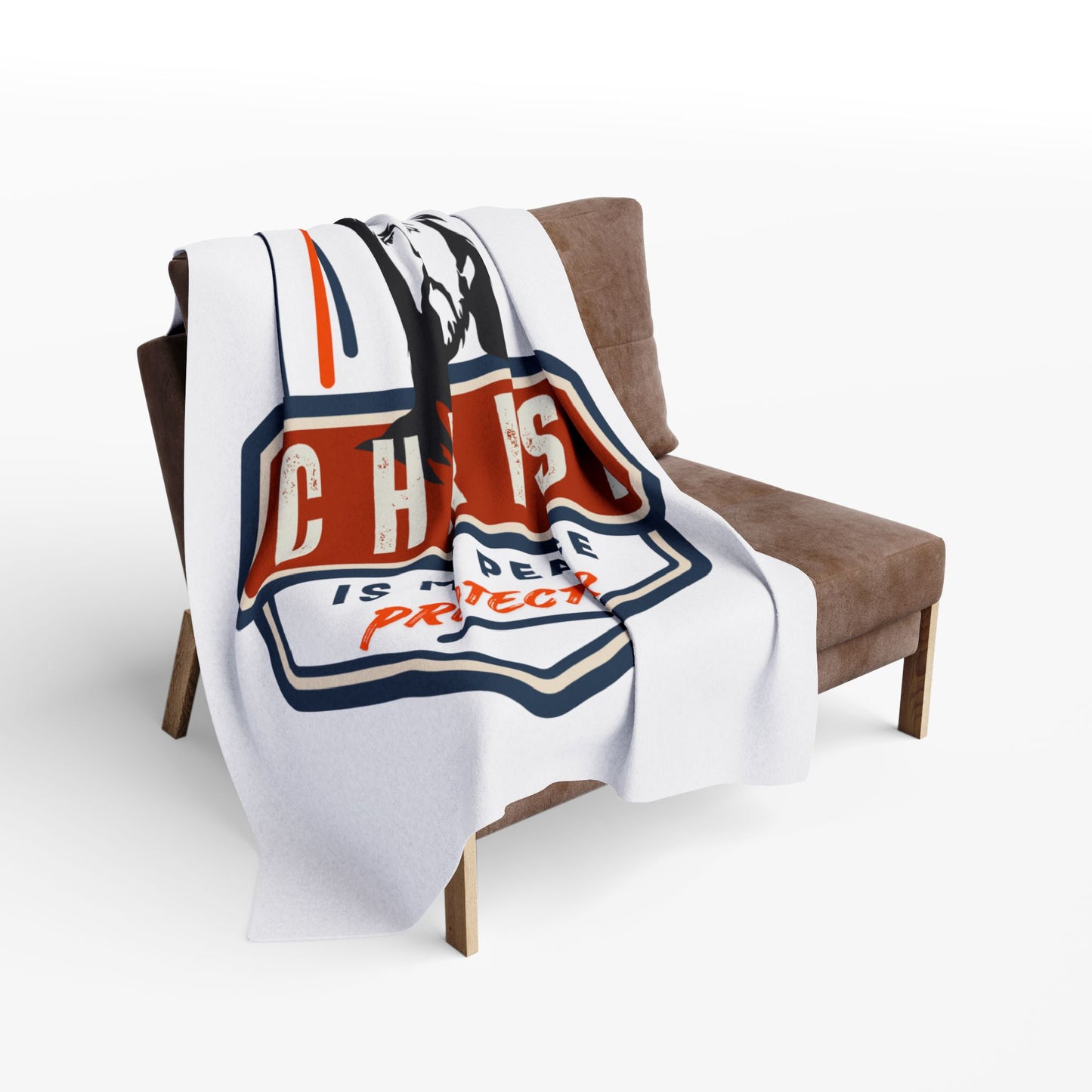 Christ is My Peace Fleece Blanket