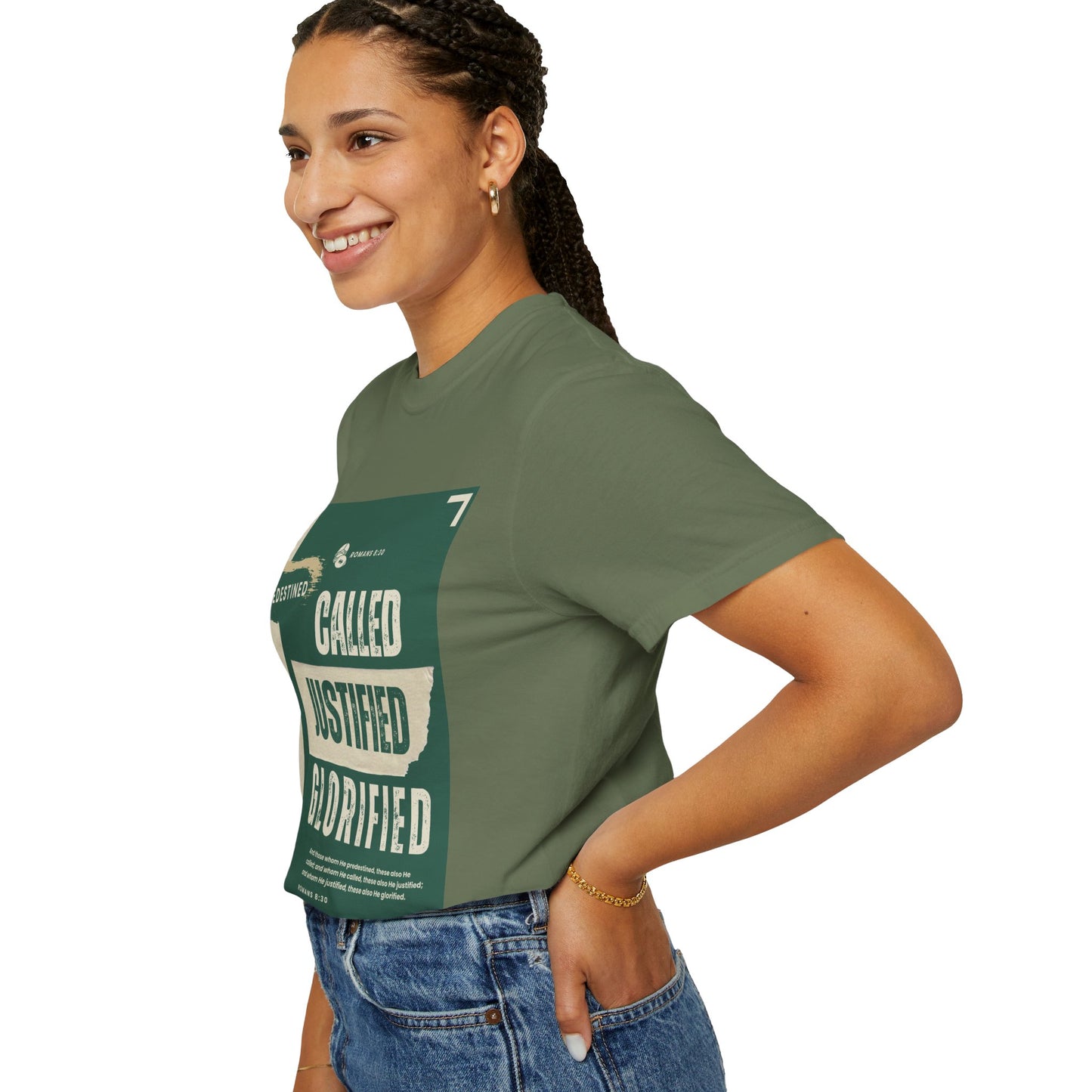 Called, Justified & Glorified Christian Faith T-shirt, Unisex Top, Religious Tee