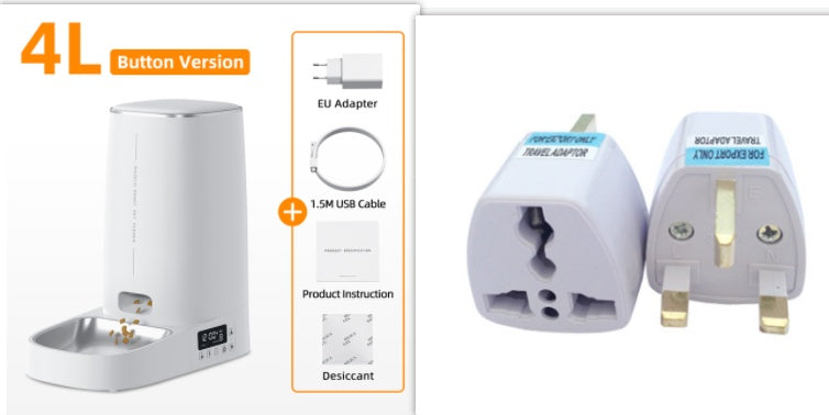 4L Automatic Pet Feeder Cat & Dog Food Dispenser Accessorie