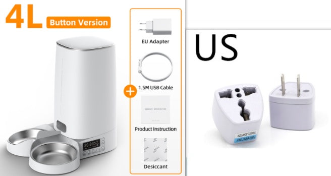 4L Automatic Pet Feeder Cat & Dog Food Dispenser Accessorie