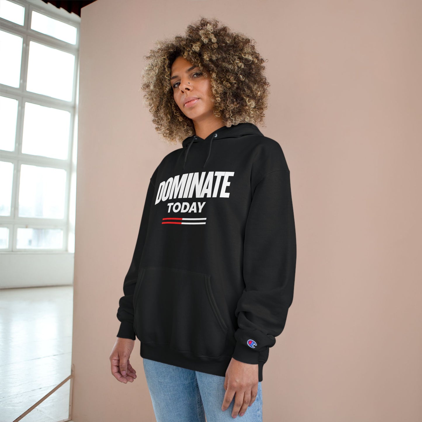 Dominate Today Hoodie | Motivational Apparel for Winners, Gym Wear, Encouragement Gift, Sports Hoodie, Fitness Fashion