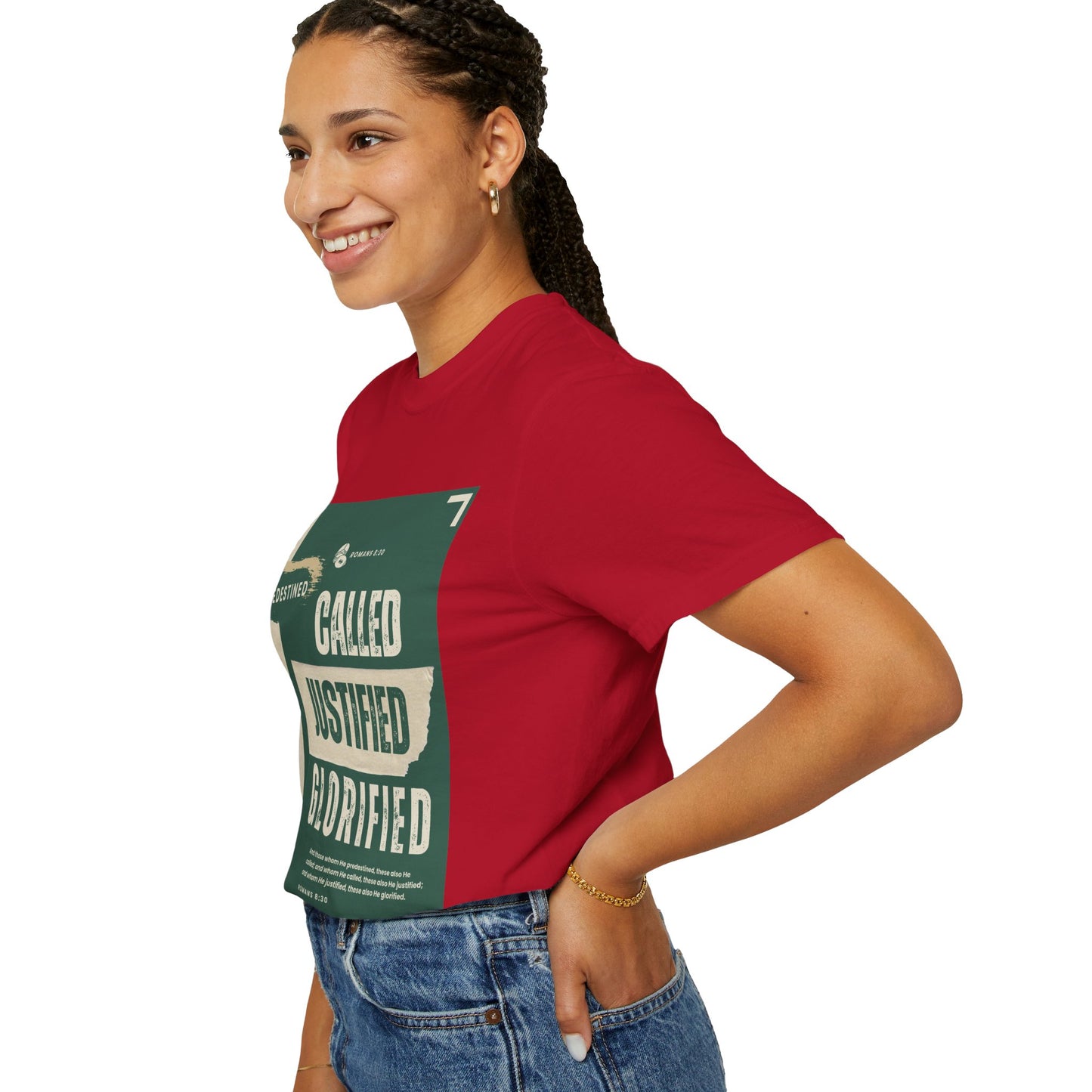 Called, Justified & Glorified Christian Faith T-shirt, Unisex Top, Religious Tee