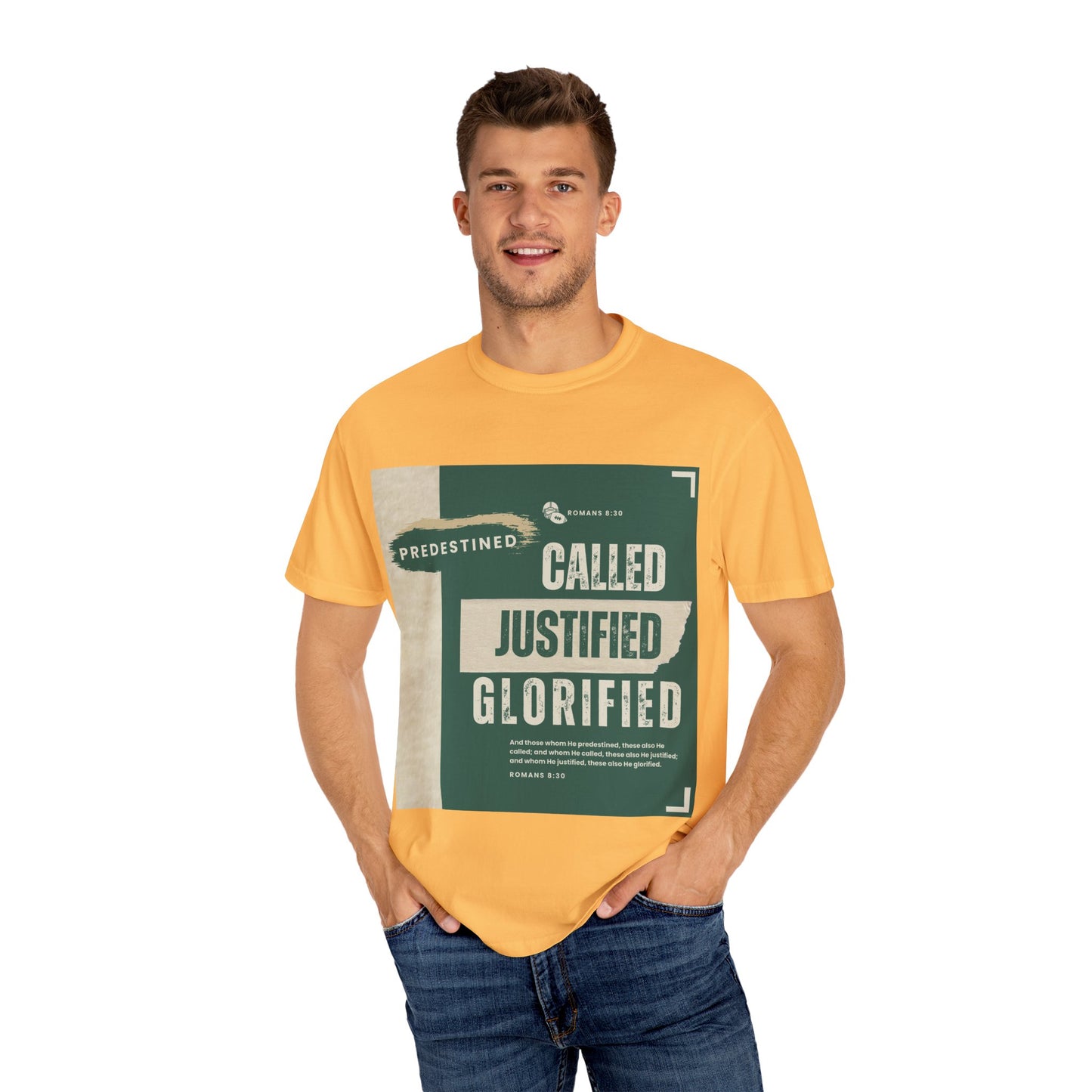 Called, Justified & Glorified Christian Faith T-shirt, Unisex Top, Religious Tee