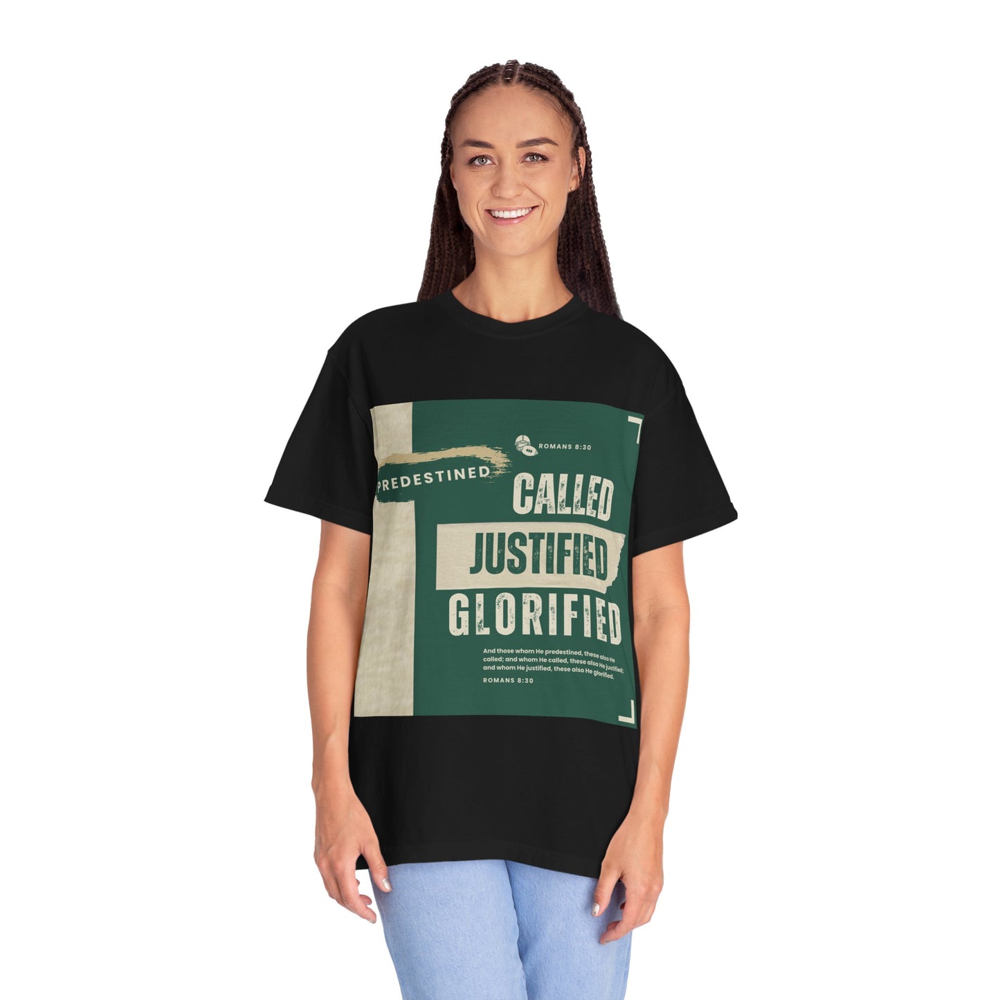 Called, Justified & Glorified Christian Faith T-shirt, Unisex Top, Religious Tee