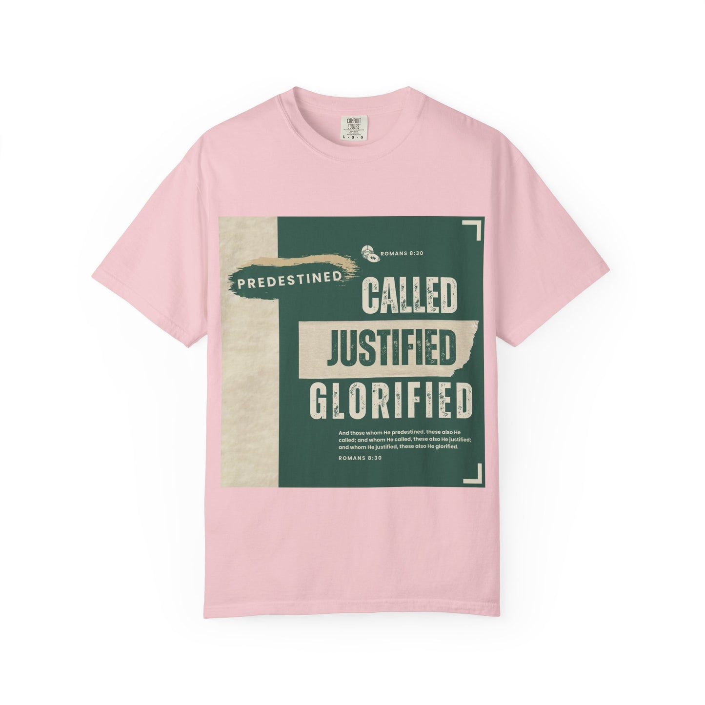 Called, Justified & Glorified Christian Faith T-shirt, Unisex Top, Religious Tee