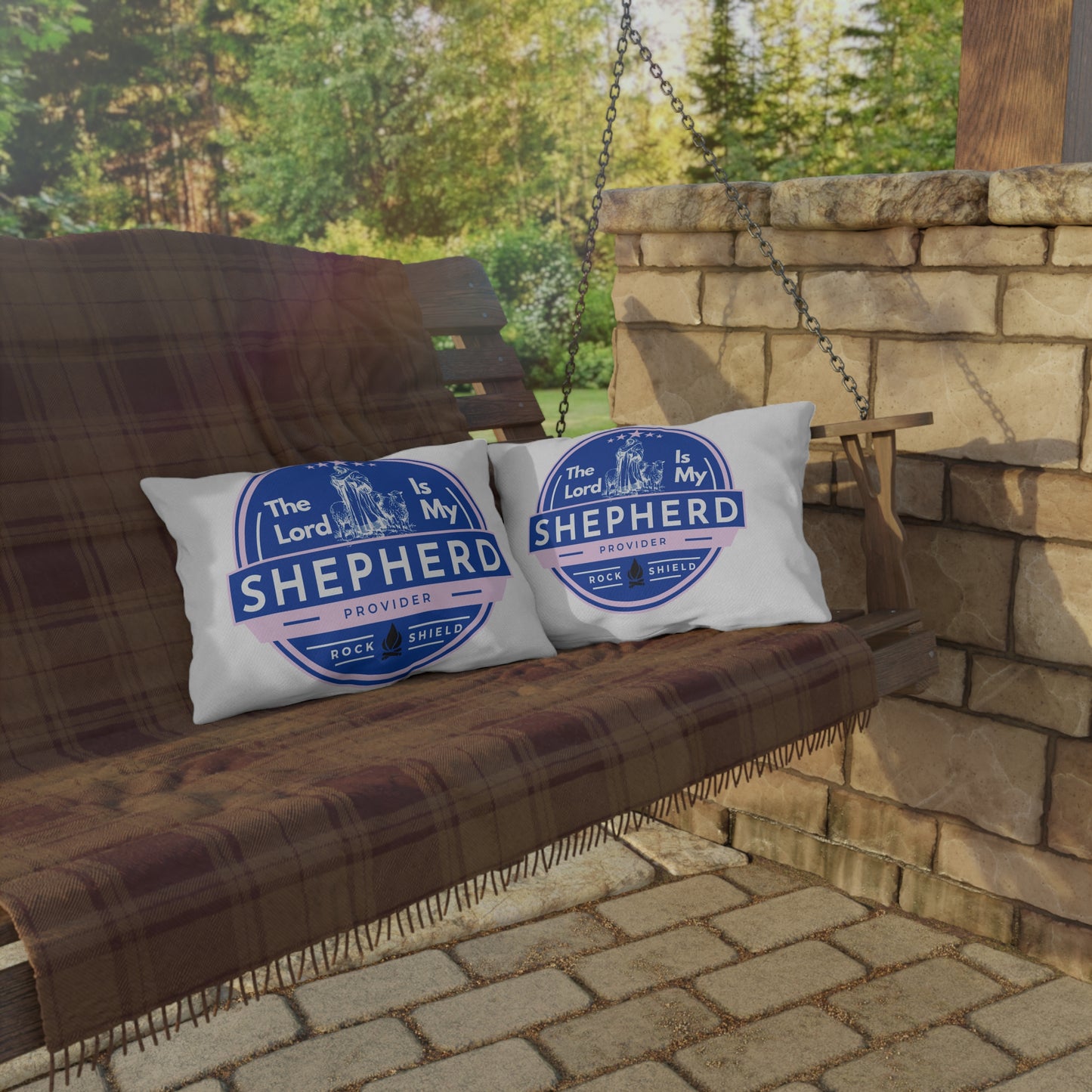 The Lord Is My Shepherd Faith-Inspired Outdoor Pillows - Home Decor
