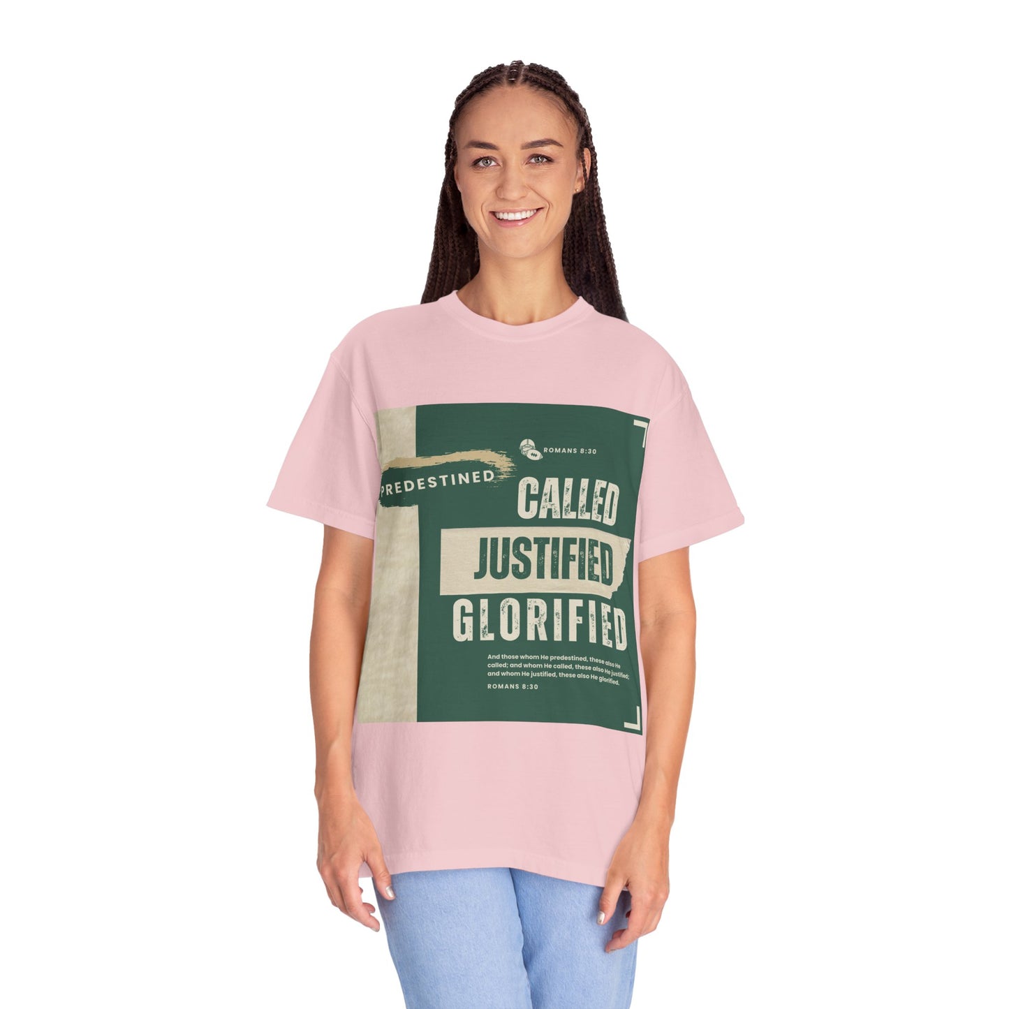 Called, Justified & Glorified Christian Faith T-shirt, Unisex Top, Religious Tee