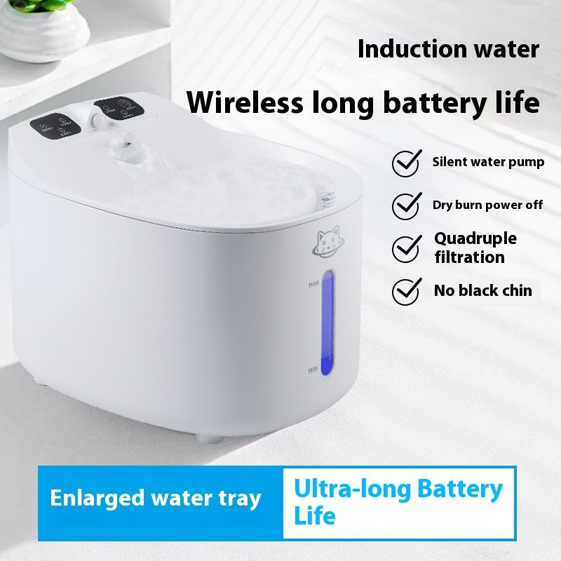 Smart Detachable Pet Water Dispenser Large Capacity Drinking Water Feeder