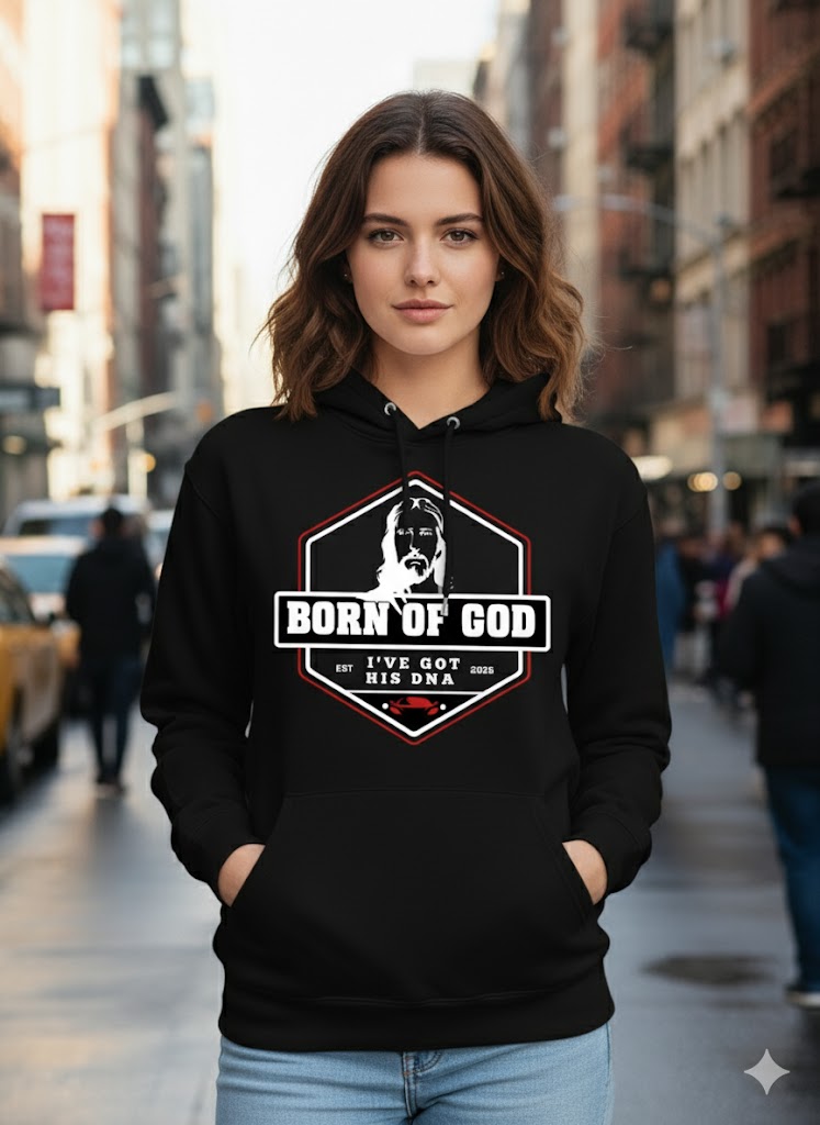 Born of God Unisex Lightweight Hooded Sweatshirt